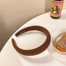 New Fashion Women's Thick Sponge Headband Wide Brim Hairband Elegant Headband Makeup Face Wash Headband Fashion Hair Accessories