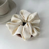 Korean Woman Elegant Satin Elastics Hair Band Solid Color Scrunchies Hair Ties Ladies Ponytail Holder Girls Hair Accessories