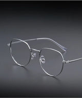 DIEDIESEE New Anti Blue Light Men's And Women's Titanium Frame Can Be Paired With Myopia Optical Prescription Glasses Frame 1901
