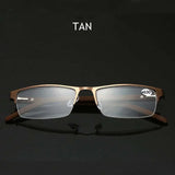 Titanium Alloy Frame Presbyopic Glasses Women Far Sight Eyeglasses Finished Optical Business Reading Eyewear Diopter +1.0 TO+4.0