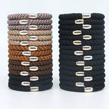 15Pcs Hair Ties for Women, Hair Elastics for Thick Hair, Strong Stretchy Ponytail Holders, No Slip No Damage No Crease Hai
