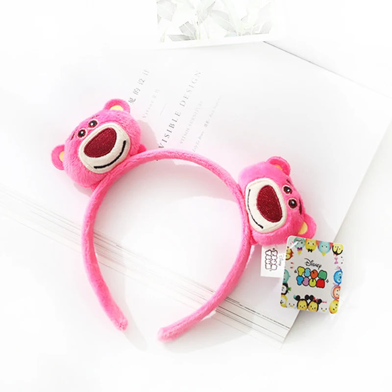 Mickey Minnie Ears Headband Cartoon Animal Plush EARS COSTUME Hallowmas Headband Cosplay Plush Gift Doll Girls Party Hair band
