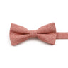 High Quality Mens Solid Color Bowtie Set For Men Children Wedding Party Dinner Accessory Pink Orange Father-son Bow Tie Gift