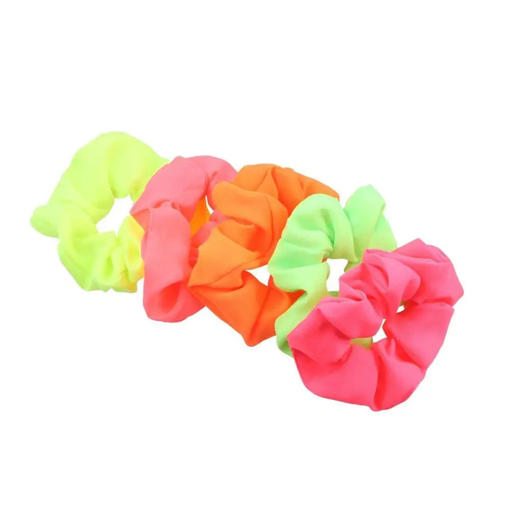 Elastic Neon Colour Scrunch Hair Ties Hair Accessories Headwear Hair Rope