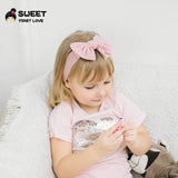 3Pcs/Set Cute Bowknot Baby Headband Turban Soft Elastic Baby Girls Hairband Newborn Hair Band Headdress Kids Hair Accessories