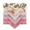 5PCS Soft Absorbent Gauze Cotton Baby Towels Wipe Face Cloths Towel Face Handkerchief Baby Bathing Feeding Washcloth