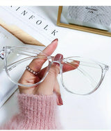 2/3PCS Blue Light Blocking Glasses - Fashion Oversized Frame Glasses Round  Eyeglasses,  Computer Gaming Glasses for Women/Men