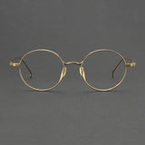 2025 NEW Titanium Handmade Glasses Frame Round Oval Retro Glasses For Men Reading Glasses Frames For Myopia For Women KMN-3003