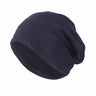 Women Men Sleeping Hat Baggy Beanie Satin Lined Night Unisex Sleep Cap Hair Care Bonnet Hair Loss Nightcap Pullover Hat Headwear