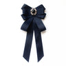 Handmade Fashion New Butterfly Knot Ribbon Diamond Bowtie College White Rhinestone Shirt Bow Tie Gift for Men Accessories