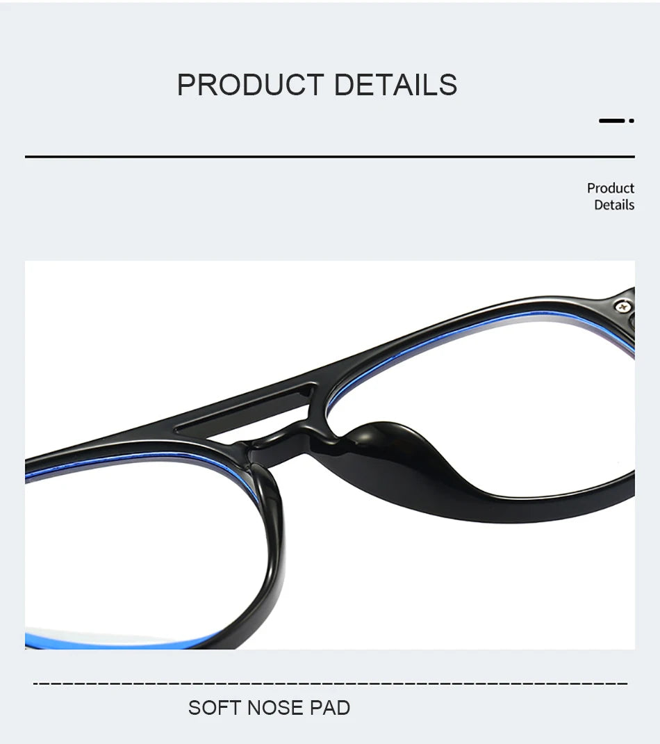 Reading Glasses Blocking Blue Light Fahsion Frame Computer Goggles Presbyopic Eyeglasses Women&Men 0+1.0 1.5 2.0 3.0 3.5 +4.0