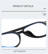 Reading Glasses Blocking Blue Light Fahsion Frame Computer Goggles Presbyopic Eyeglasses Women&Men 0+1.0 1.5 2.0 3.0 3.5 +4.0