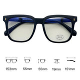 New Clear Lens Near Sight Myopia Glasses Large Sqaure Minus Diopter Eyewear Fashion Ultralight Trendy Eyeglasses for Men Women