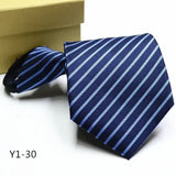 Mens Ties Casual Zipper Neck Ties Professional Formal Shirt Convenient Lazy Zip Tie Striped Business Arrow Ties