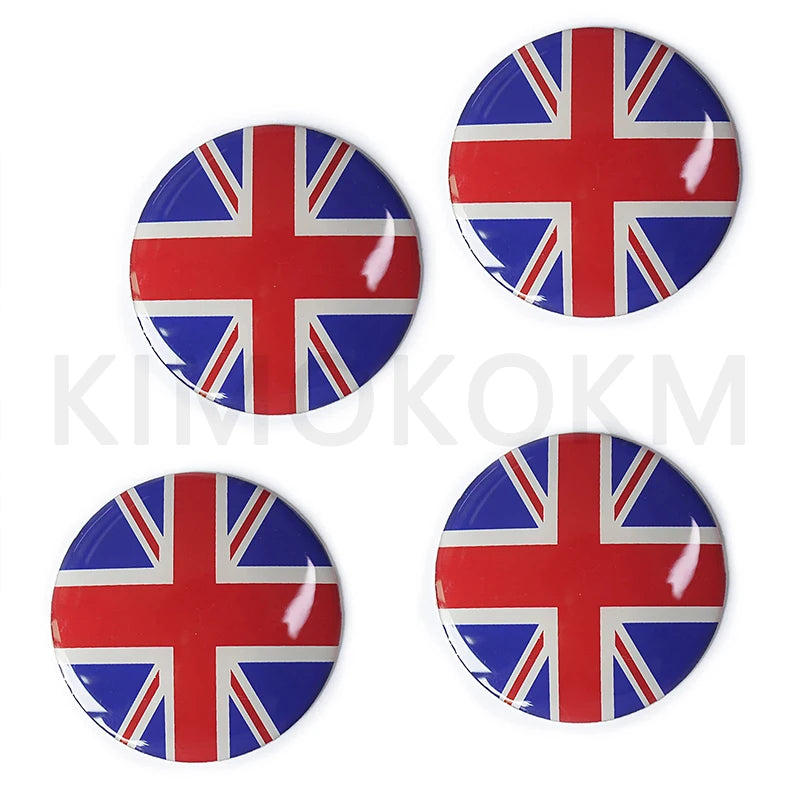 Car Hub Center Cover 4Pcs 52mm 54mm Car Wheel Center Cover Sticker Accessories For Mini Cooper S Jcw One R55 R56 R60 R61 F54