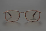Exquisite Titanium Handmade Glasses Frame Mens Women Retro Square Spectacle Frames Eyeglasses Japanese Design Oval Round Eyewear