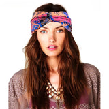 headband Boho print headband Elastic headband hijab