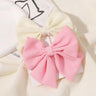 2pcs/set 4.5" Cheer Bow Hair Clip for Kids Lovely Grosgrain Ribbon Hairgripes Girls Delicate Bowknot HairPins Baby Headwear Set