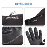 Outdoor Winter Gloves Motorcycle Gloves With Fleece Lined Touch Screen Snow Glove Waterproof Thermal Gloves For Riding