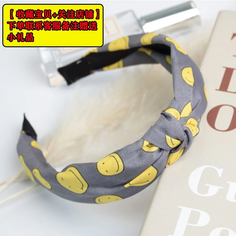 New Flower Headbands For Women Hair Hoop Knot Turban Headband Elastic Hairband Hair Accessories for Girls No Slip Stay