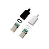 10pcs Type C usb3.1 3A fast charging USB Connectors Male Jack Tail Plug Electric Terminals welding DIY data cable accessories