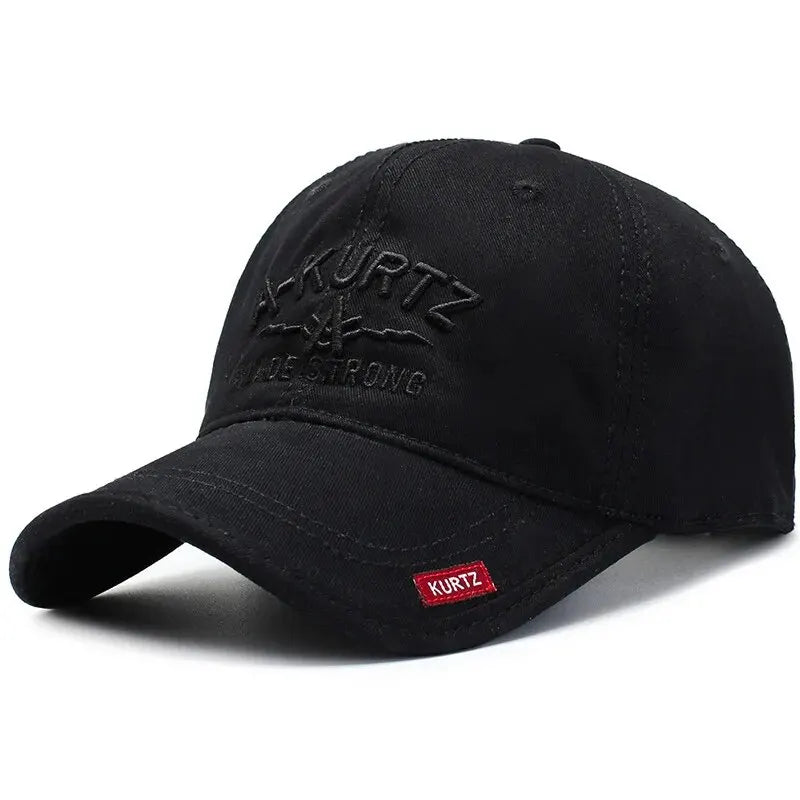 Spring New Baseball Cap Men's Korean Version Trendy Cap Outdoor Embroidery Sunhat Women's Sunscreen Cap Red Label Small A