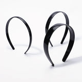 1 Piece Simple Women Headbands Fashion Head Band for Girls  Solid Black Color Casual Hair Accessories Plastic Headbans Wholesale