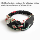 European and American silk elastic elastic cross headband, stylish, simple and versatile headband for parents and children