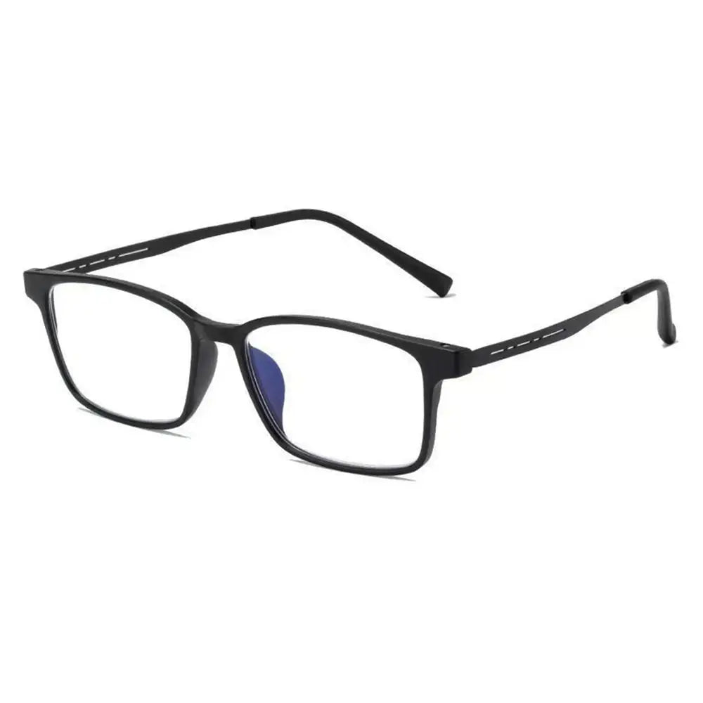 Blue Light Blocking Reading Glasses Men Women Ultralight TR90 Titanium Alloy Optical Frame Eyeglasses Square Eyewear