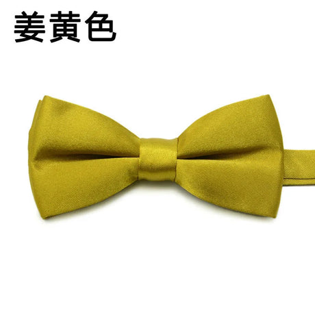 Fashion Kids Solid Color Bow Ties Imitation Silk Student Bowties Soft Black Red Butterfly Bowknot Wedding Party Cute Pet Cravat