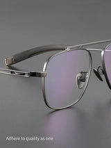 Titanium Double Beam Men's Glasses Frame Fashion Light Luxury Women's Glasses Frame Retro Optical Prescription Glasses Fram 105