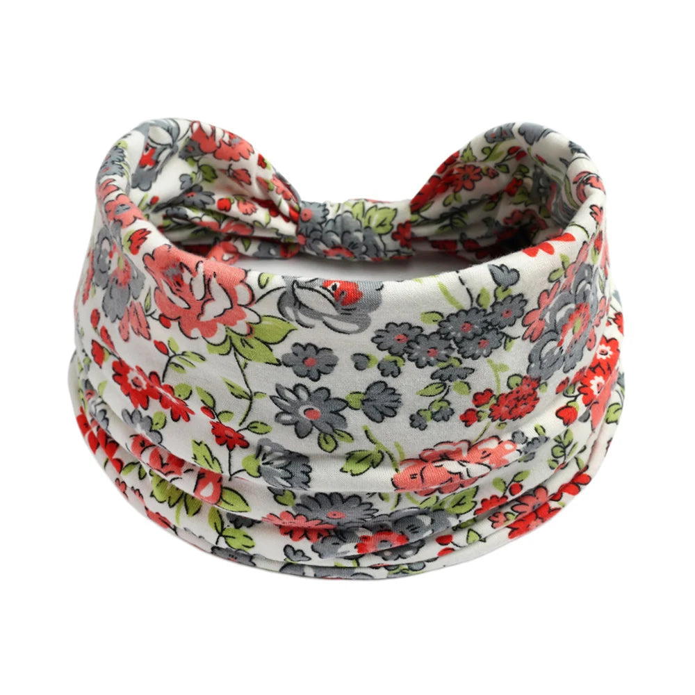 Women Hair Bands Headband Bohemian Sports Run Bandage Elastic Girl Wide Headband Print Wide Headwrap Headpiece Hairband Ladies