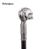 Skull Head Big Tooth Steampunk Walking Stick with Hidden Plate Self Defense Fashion Cane Plate Cosplay Crosier Stick 93cm