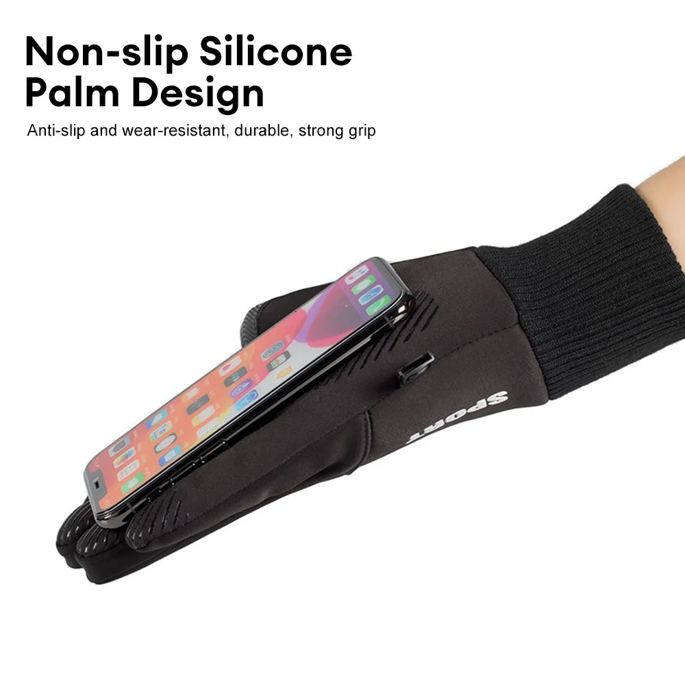 Winter Waterproof Women's Gloves Touchscreen Windproof Sports Fishing Driving Motorcycle Ski Non-slip Warm Cycling Men Gloves