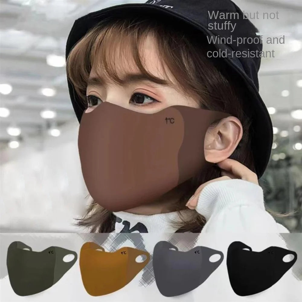 New Breathable Warm Mask Traceless Warm Windproof and Cold Proof Face Mask Anti Pollen Face Veil Autumn Winter