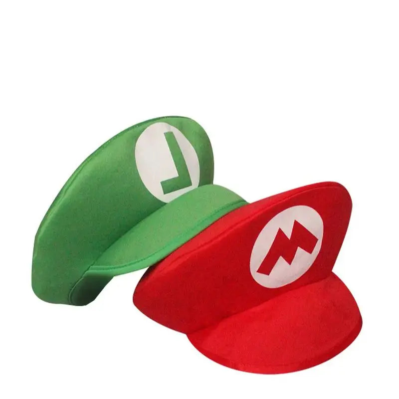 Super Mari Bros Cartoon Cosplay Hat for Kids Adult Classic Games Anime Halloween Funny Clothes Accessories Cap Chritsmas Gifts