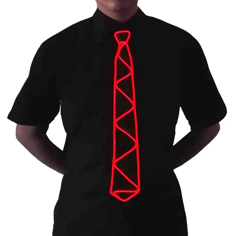 LED Acrylic Bow Tie Light up LED Men Bow Tie Luminous Bow tie Costume Men Ties DJ Dance Glow Decoration Novelty Gift LED Cravat