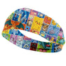 Pokemon Headbands Pikachu Stretch Wide edge Headbands Anime Childrens Sports Headbands Outdoor Running Anti Sweating Headbands