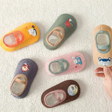 Baby Anti-slip Socks Newborn Warm Crib Floor Shoes with Rubber Sole for Children Boy Toddler Foot Girl Infant Cute Kids Slippers