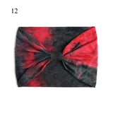Bohemian Wide Stretch Headbands Multi-color Tie-dyed Yoga Sweatband Turban Head Wrap Bandana Women Hair Accessories Wholesale