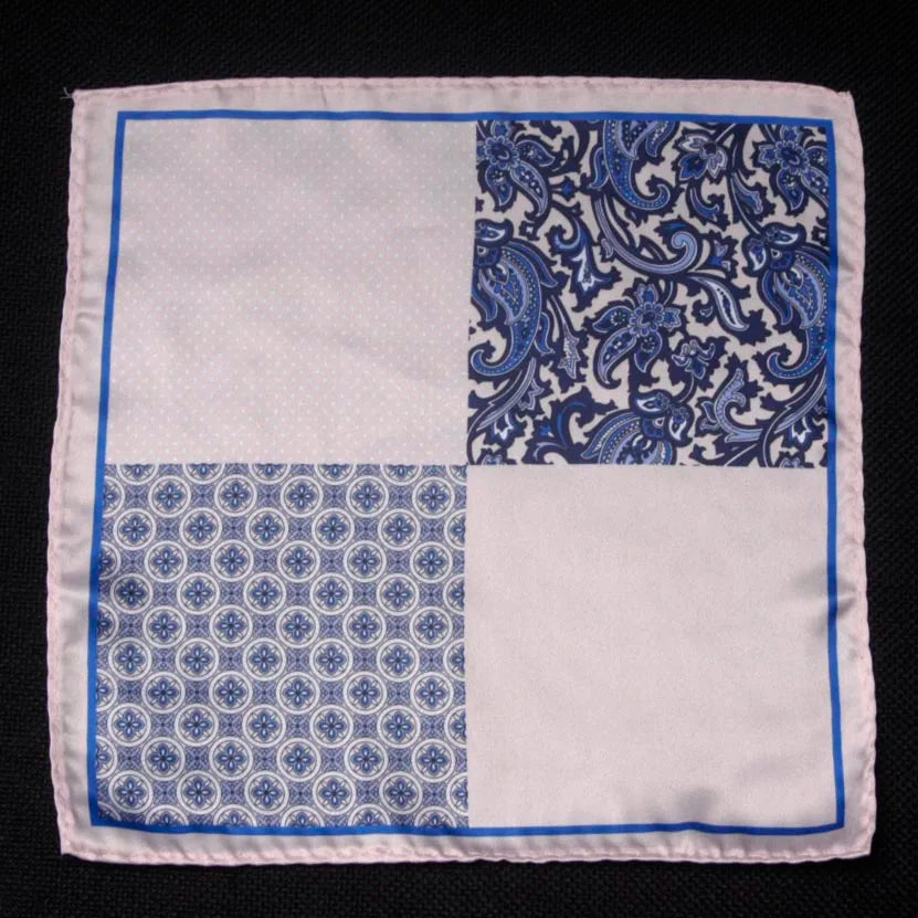 Luxury Mens Handkerchief Silk Accessories Hanky Pocket Squared Handkerchief Pocket Scarf Paisley Polka Dots Party Wedding Prom