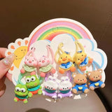 Hair Accessories For Children Girls Hair Tie Elastics Rope High Elasticity Scrunchies Summer Sweet Cute Ponytail Rubber Bands