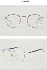Top Quality Acetate Titanium Optical Glasses Frame Luxury Vintage Computer Eyeglasses Designer Ultra-Light  Eyewear