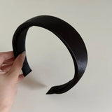 Korean Satin Wide Sponge Hairband Sweet Elegant Fashionable Versatile Professional Salon Hair Division And Fixing Hair Clip