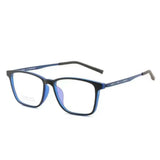 Blue Light Blocking Reading Glasses Men Women Ultralight TR90 Titanium Alloy Optical Frame Eyeglasses Square Eyewear