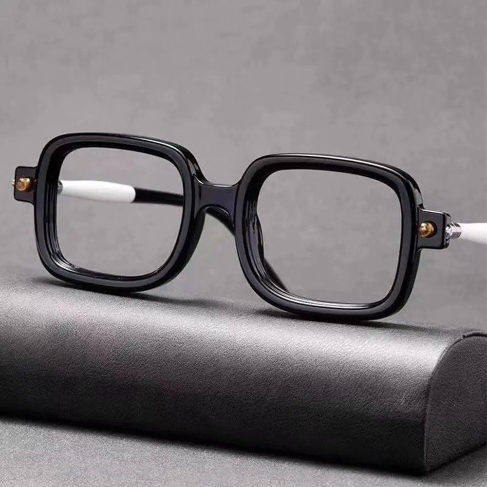 Blue Ray Blocking Anti-Blue Light Reading Glasses Eye Protection Ultralight Hyperopia Glasses Board Square Eyeglasses Office