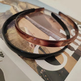 2pc European and American High Quality Black Hairbands Headbands for Women Girls Men Korean Sport Washface Hair Accessories Tool