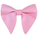 GUSLESON Fashion Pink Champagne Blue Solid Bow Tie For Men Classic Big Bowtie For Party Wedding Bowknot Adult Mens Tie