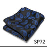 High Grade 2023 New Style Hot sale Silk Handkerchief Black Suit Accessories Solid Men Abraham Lincoln's birthday Pocket Square