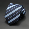 Jacquard Striped Plaid Paisley Necktie 8cm Polyester Male Narrow Tie Skinny Tuxedo Suit Shirt Gift For Business Men Accessory